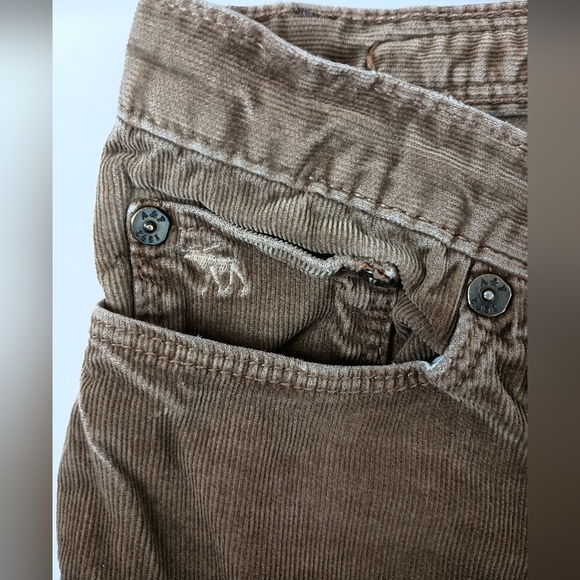 ABERCROMBIE & FITCH Designer Brown Corduroy Pants (#1,397) - Picture 4 of 7
